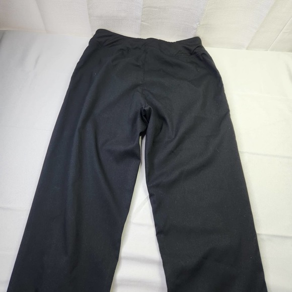 Under Armour Flex2 Size XS Elastic Waist Straight Leg Pull-On Scrub Pants Black - Picture 3 of 6